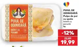 Kaufland Puiul de Odinioară Pulpe de pui cu spate hrănit cu porumb Ofertă