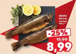 Kaufland Negro păstrăv afumat Ofertă