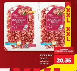 Kaufland K-classic șuncă cubulețe Ofertă
