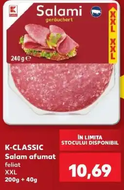 Kaufland K-classic salam afumat Ofertă