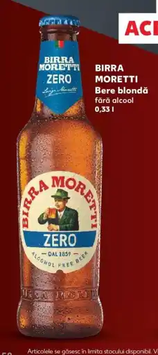 Kaufland Birra Moretti Ofertă