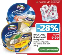 Kaufland Hochland brânză topită triunghiuri Ofertă
