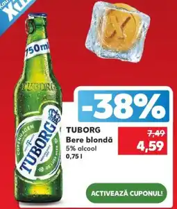 Kaufland Tuborg Bere blondă Ofertă