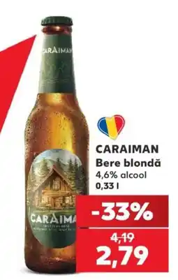 Kaufland Caraiman Bere blondă Ofertă
