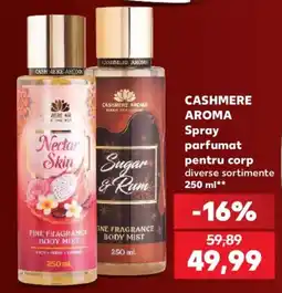 Kaufland Cashmere Aroma Spray parfumat pentru corp Ofertă