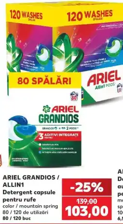 Kaufland Ariel grandios / allin1 Ofertă