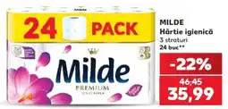 Kaufland Milde hârtie igienică Ofertă