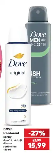 Kaufland Dove Deodorant spray Ofertă