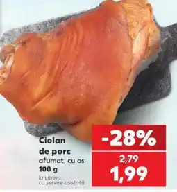 Kaufland Ciolan de porc afumat, cu os Ofertă