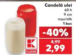 Kaufland Candelă ulei Ofertă