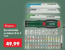 Kaufland Șurubelniță cu bituri 5 în 1 Ofertă