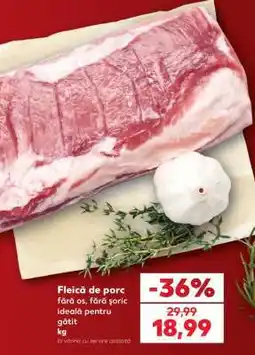 Kaufland Fleică de porc Ofertă