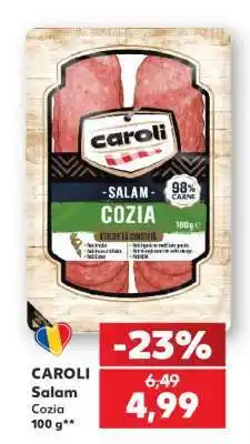 Kaufland CAROLI SALAM COZIA Ofertă
