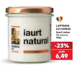 Kaufland LAPTARIA CU CAIMAC iaurt natur Ofertă