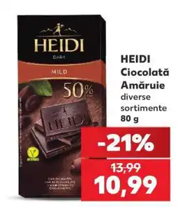 Kaufland HEIDI Ciocolată Amăruie Ofertă
