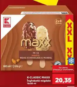 Kaufland K-CLASSIC MAXX Înghețată migdale Ofertă