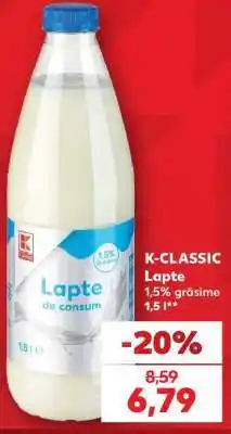 Kaufland K-CLASSIC Lapte Ofertă