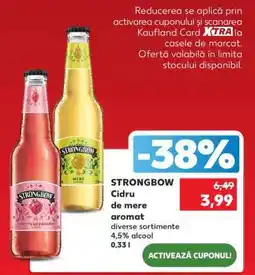 Kaufland STRONGBOW Cidru de mere aromat Ofertă