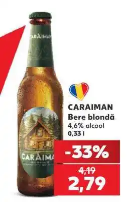 Kaufland CARAIMAN Bere blondă Ofertă