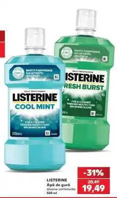 Kaufland LISTERINE Ofertă