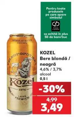 Kaufland KOZEL Bere blondă / neagră Ofertă