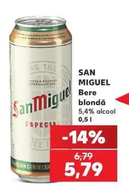 Kaufland SAN MIGUEL Bere blondă Ofertă