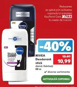 Kaufland NIVEA Deodorant stick Ofertă