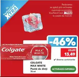 Kaufland COLGATE MAX WHITE Pastă de dinți 75 ml Ofertă