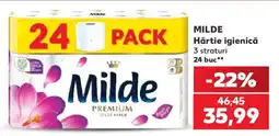 Kaufland MILDE Hârtie igienică Ofertă