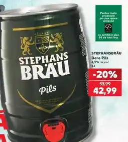 Kaufland STEPHANSBRÄU Bere Pils Ofertă