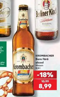 Kaufland KROMBACHER Bere fără alcool Ofertă