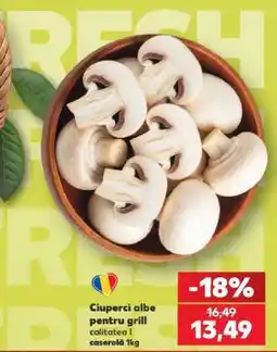 Kaufland Ciuperci albe pentru grill Ofertă