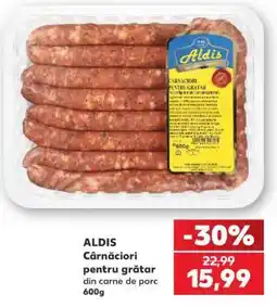 Kaufland ALDIS Cârnațiori pentru grătar Ofertă