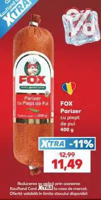 Kaufland FOX Parizer Ofertă