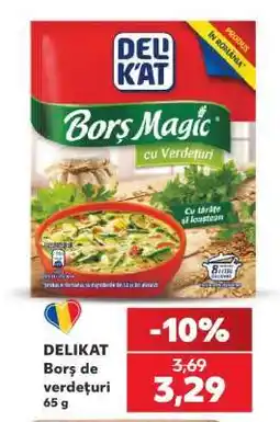 Kaufland DELIKAT Borș de verdețuri 65 g Ofertă