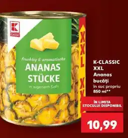 Kaufland K-CLASSIC XXL Ananas bucăți Ofertă