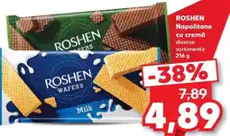 Kaufland ROSHEN Napolitane cu cremă Ofertă