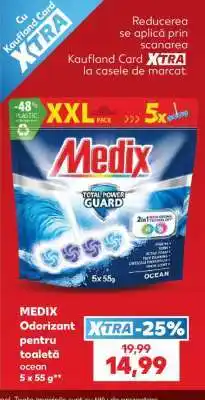 Kaufland MEDIX Odorizant pentru toaletă ocean Ofertă