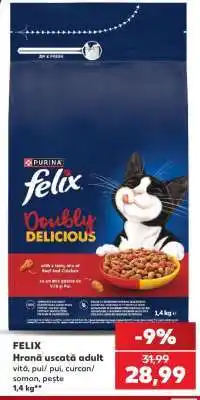 Kaufland FELIX Hrană uscată adult Ofertă