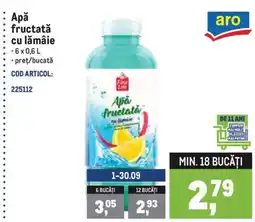 Metro Fine Life Apă fructată cu lămâie Ofertă