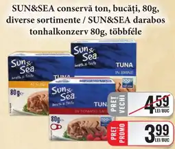 CBA Sun&Sea conservă ton, bucăți Ofertă