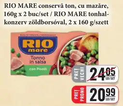 CBA Rio mare tonno in salsa con piselli Ofertă