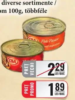 CBA CBA Pate Pasire Ofertă