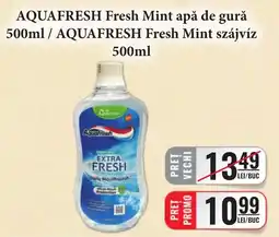 CBA Aquafresh fresh mint apă de gură Ofertă