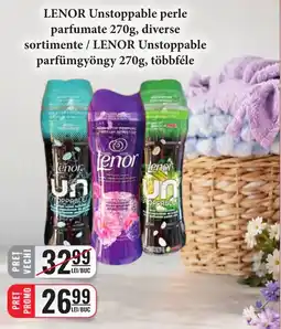 CBA Lenor Unstoppable perle parfumate Ofertă