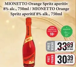 CBA Mionetto orange spritz aperitiv Ofertă
