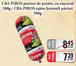 CBA Cba piros parizer de pasare cu cascaval Ofertă