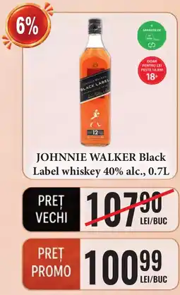 CBA johnnie walker black label whiskey Ofertă