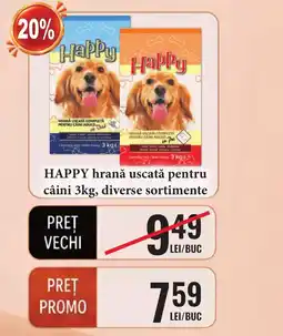 CBA Happy hrană uscată pentru câini Ofertă