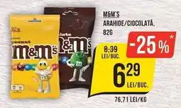 Mega Image M&M'S ARAHIDE/CIOCOLATĂ Ofertă